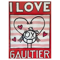 2018 Jean Paul Gauliter - I Love Gaultier Originalplakat