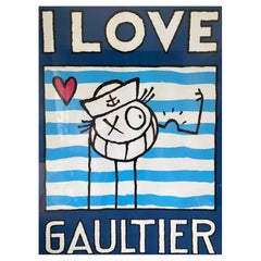 2018 Jean Paul Gauliter - I Love Gaultier Originalplakat