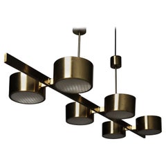 Rare chandelier 'T261/6' by Hans-Agne Jakobsson, Sweden, 1960s