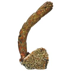 Decorated 18th Century Italian Silver-Gold Mecca Fragment