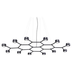 Essential Grid Chandelier by Euroluce Lampadari