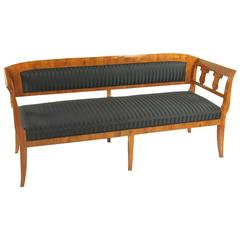 Antique Biedermeier Period Sofa Bench, Southern Germany, circa 1820, Cherrywood