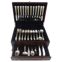 American Directoire by Lunt Sterling Silver Flatware Set 12 Service 77 Pieces