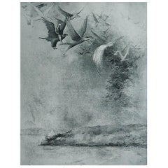 Original Antique " Arabian Nights " Print After Albert Letchford. 1897