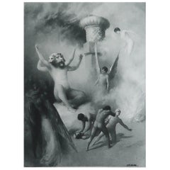 Original Antiker Druck „ Arabian Nights“ nach Albert Letchford, Druck nach Albert Letchford, 1897