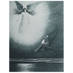 Original Antiker Druck „ Arabian Nights“ nach Albert Letchford, Druck nach Albert Letchford, 1897