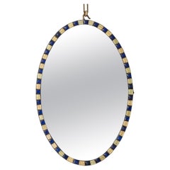 A George III Irish Oval ‘All Glass’ Mirror