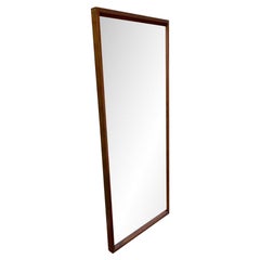 Specchio da parete danese del Mid Century Modern di Aksel Kjersgaard per Odder Møbler Teak