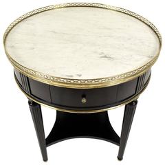 French Ebonized Louis XVI Side Table