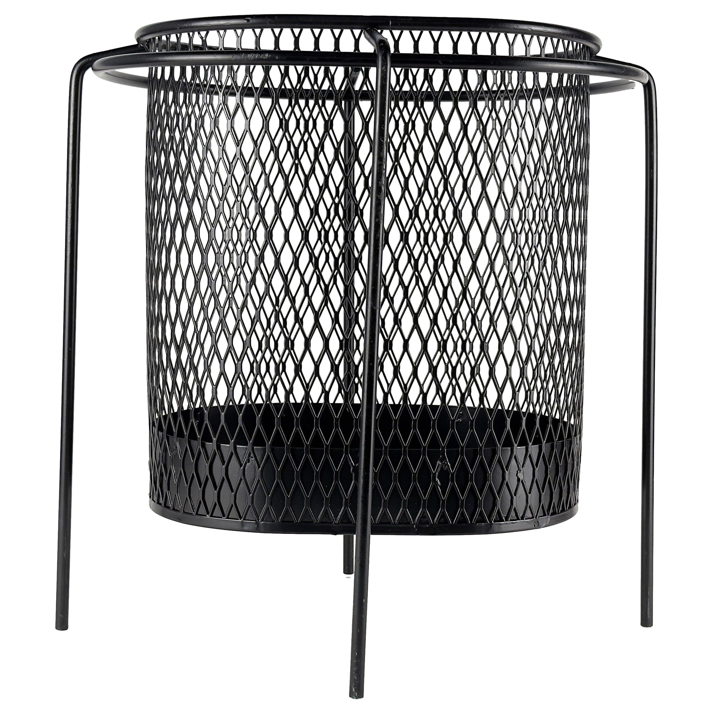 Maurice Duchin Mid Century Modern Iron Waste Basket
