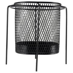 Maurice Duchin Mid Century Modern Iron Waste Basket