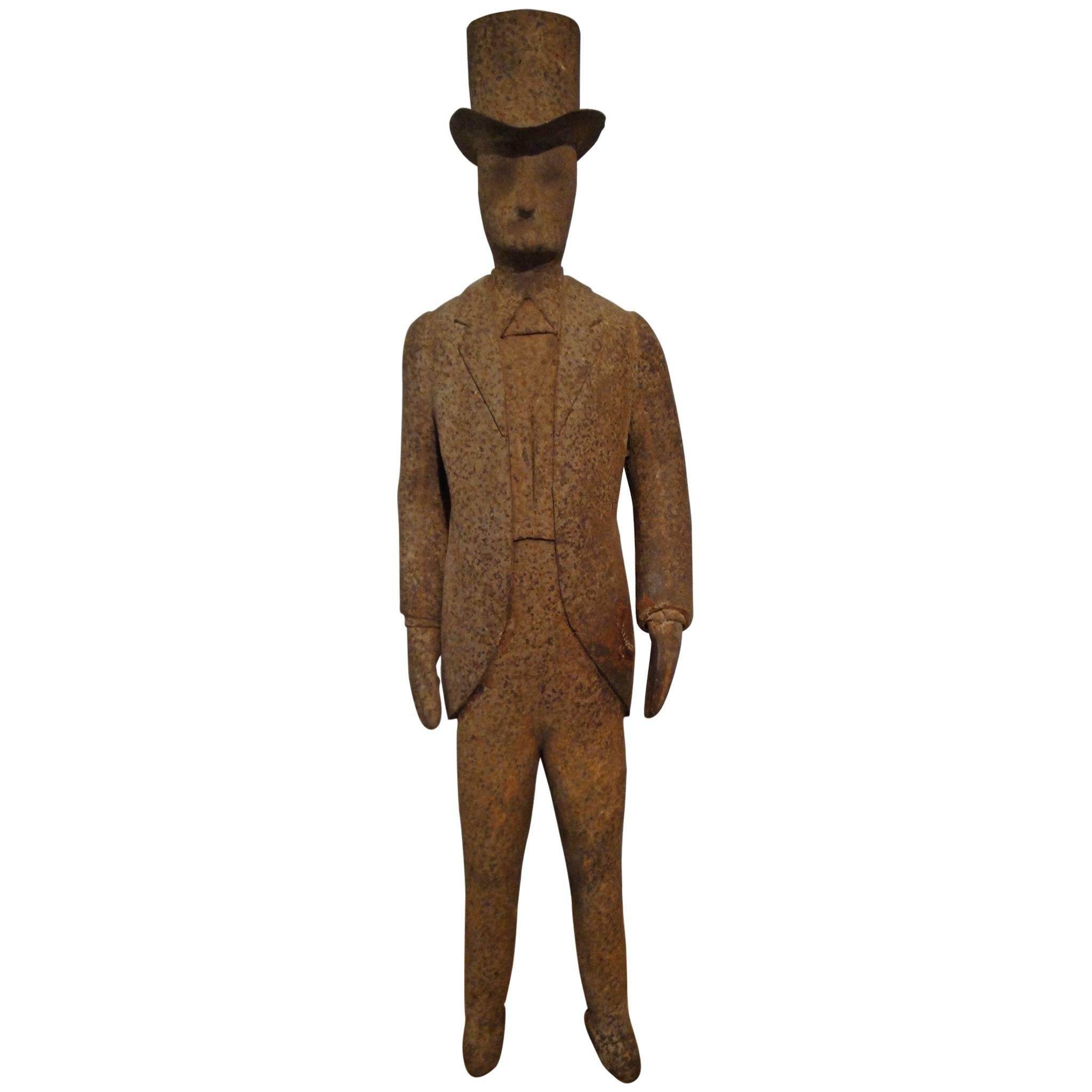 Late 19th Century French Figure of a Victorian Man For Sale