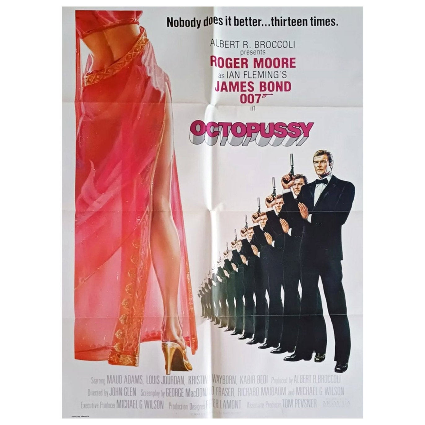 1983 Octopussy Original Vintage poster