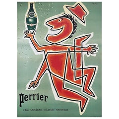 1970 Perrier - Savignac Poster originale d'epoca