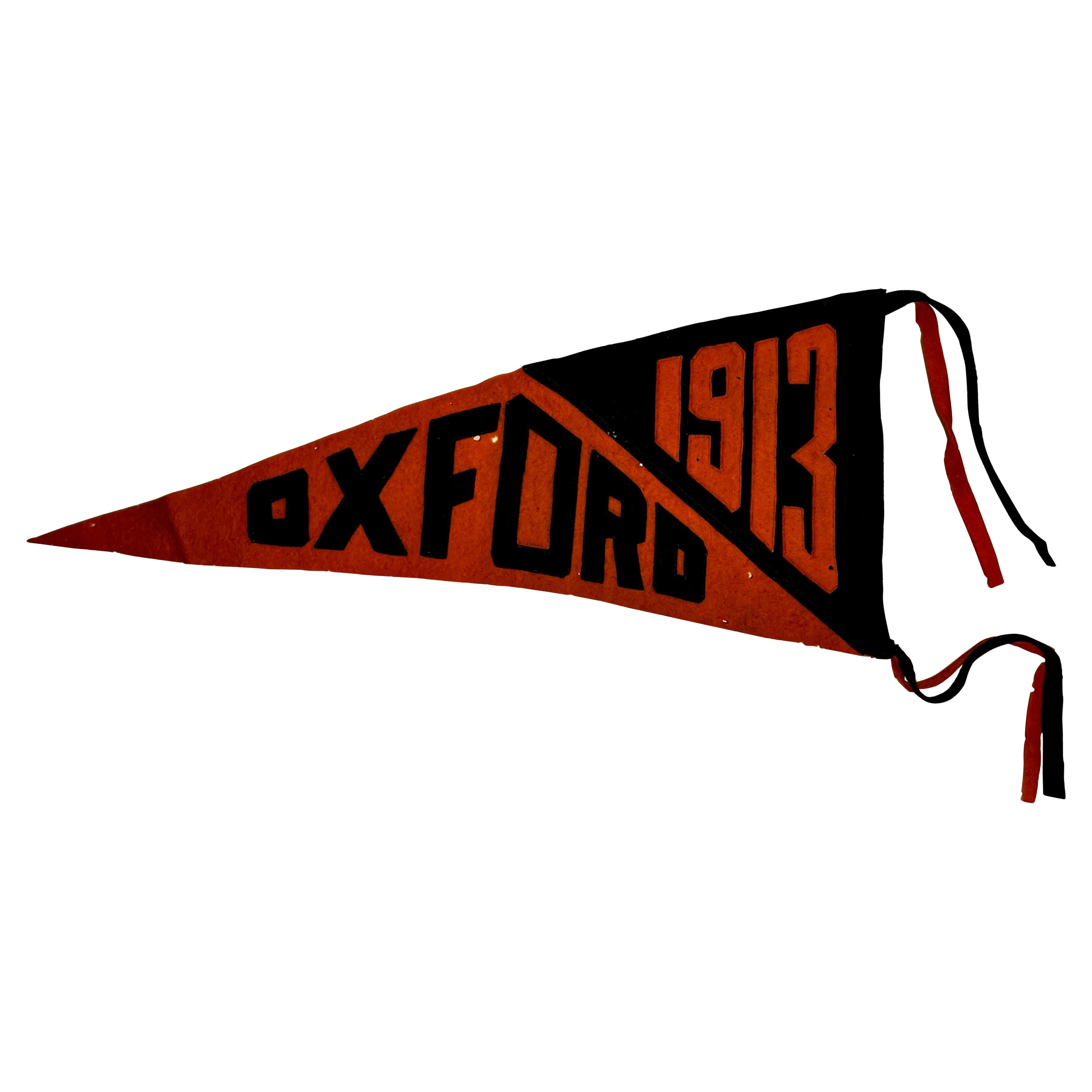 Antiques Oxford Pennant, 1913