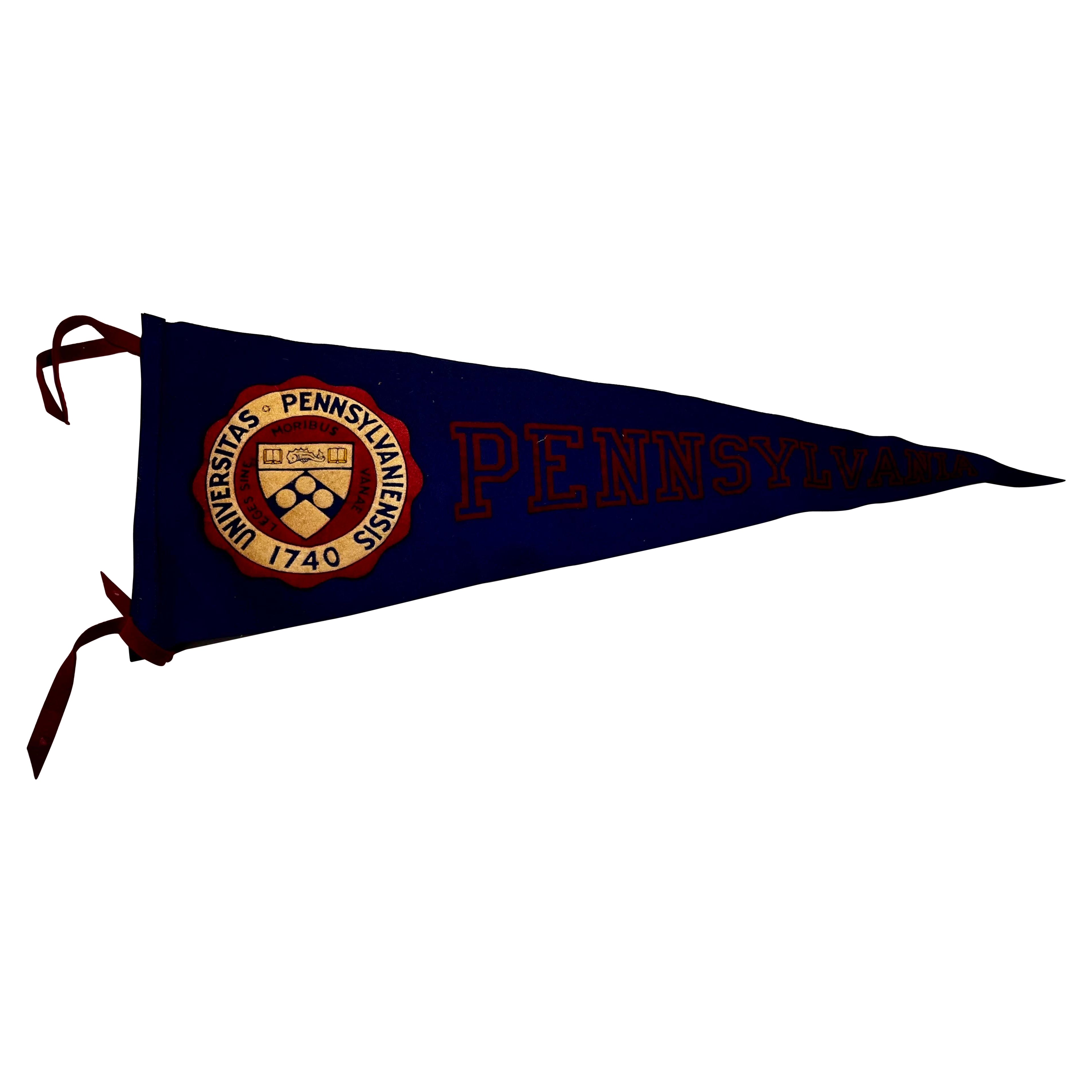 University of Pennsylavania Vintage Pennant by Collegiate Ames