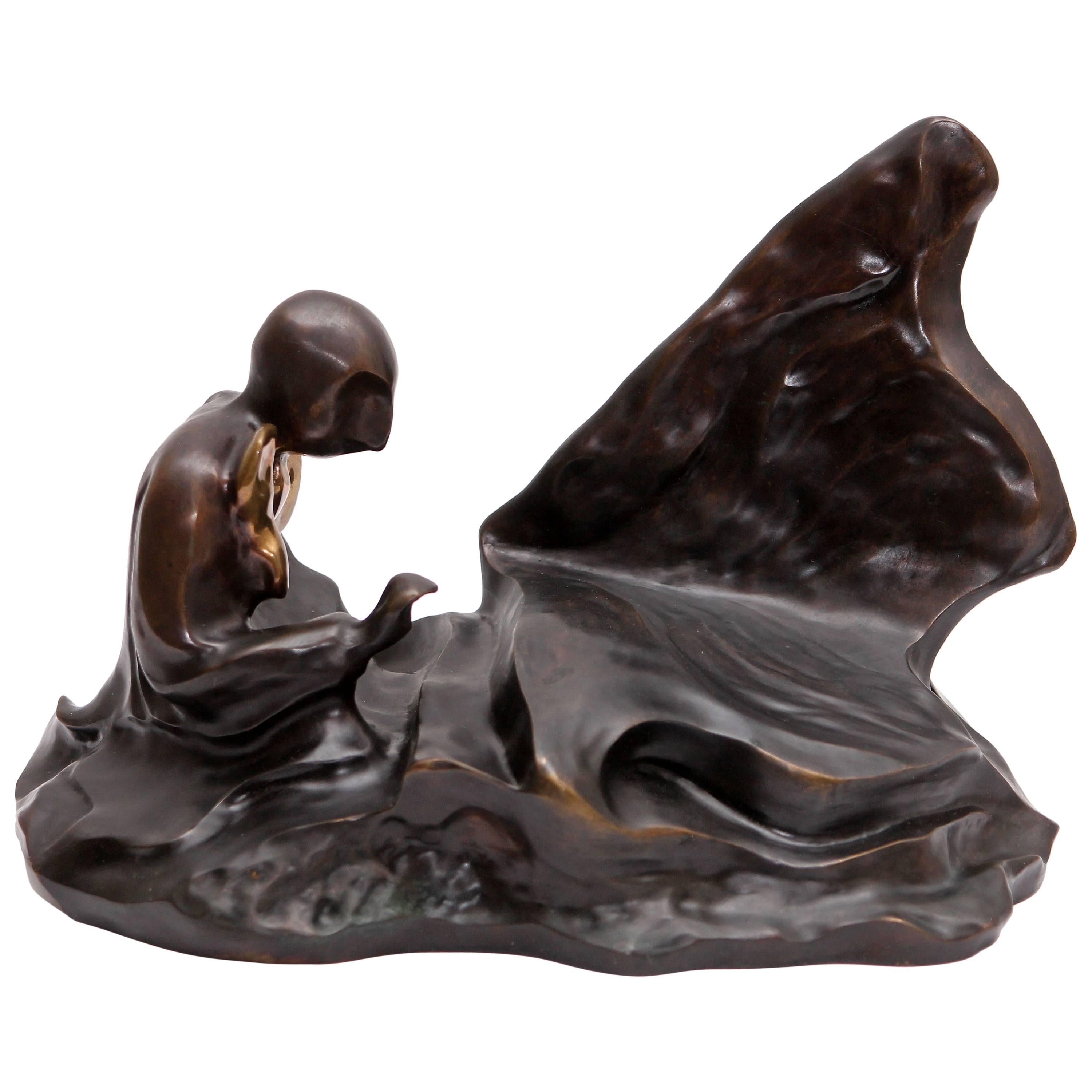  Bronze Sculpture "Pianist