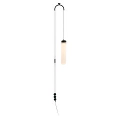 Lampada da soffitto a terra Y30 Semi Matt Black di Clara Viladecans