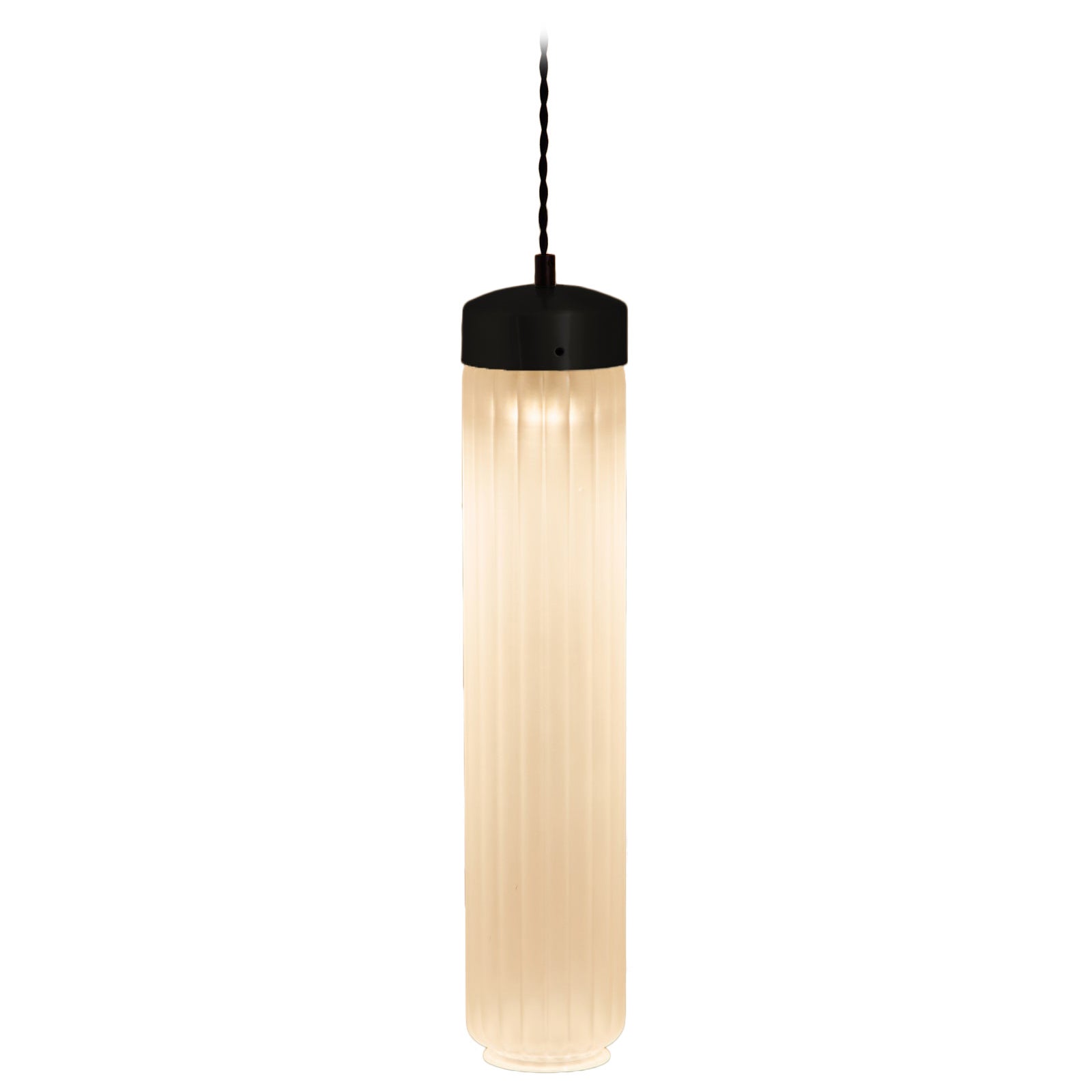 Lampada da soffitto Ines Semi Matt Black di Clara Viladecans