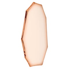 Rose Gold Tafla C3 Sculptural Wall Mirror by Zieta