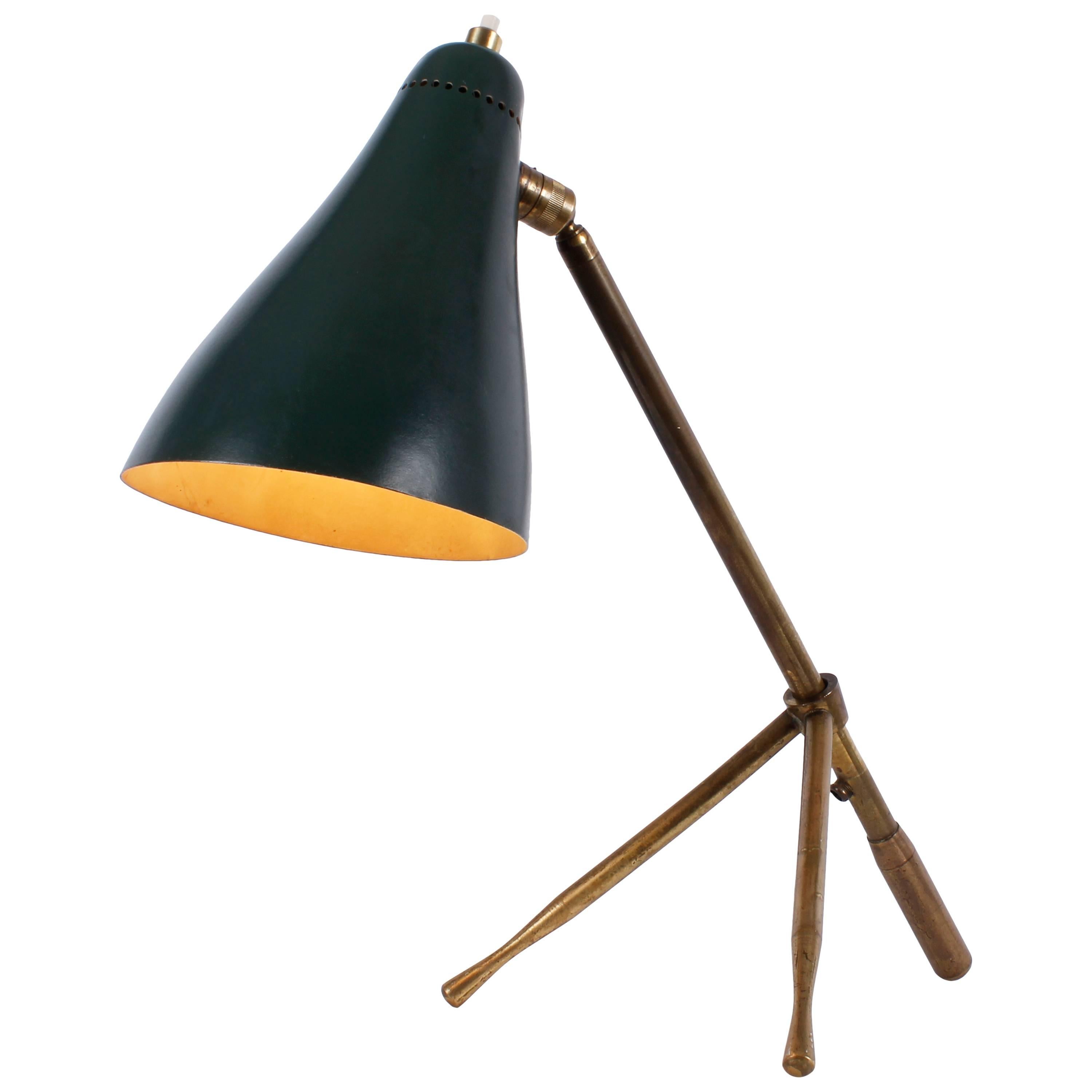 Adjustable Table Lamp by Giuseppe Ostuni for O-Luce, Italy, 1949 For Sale