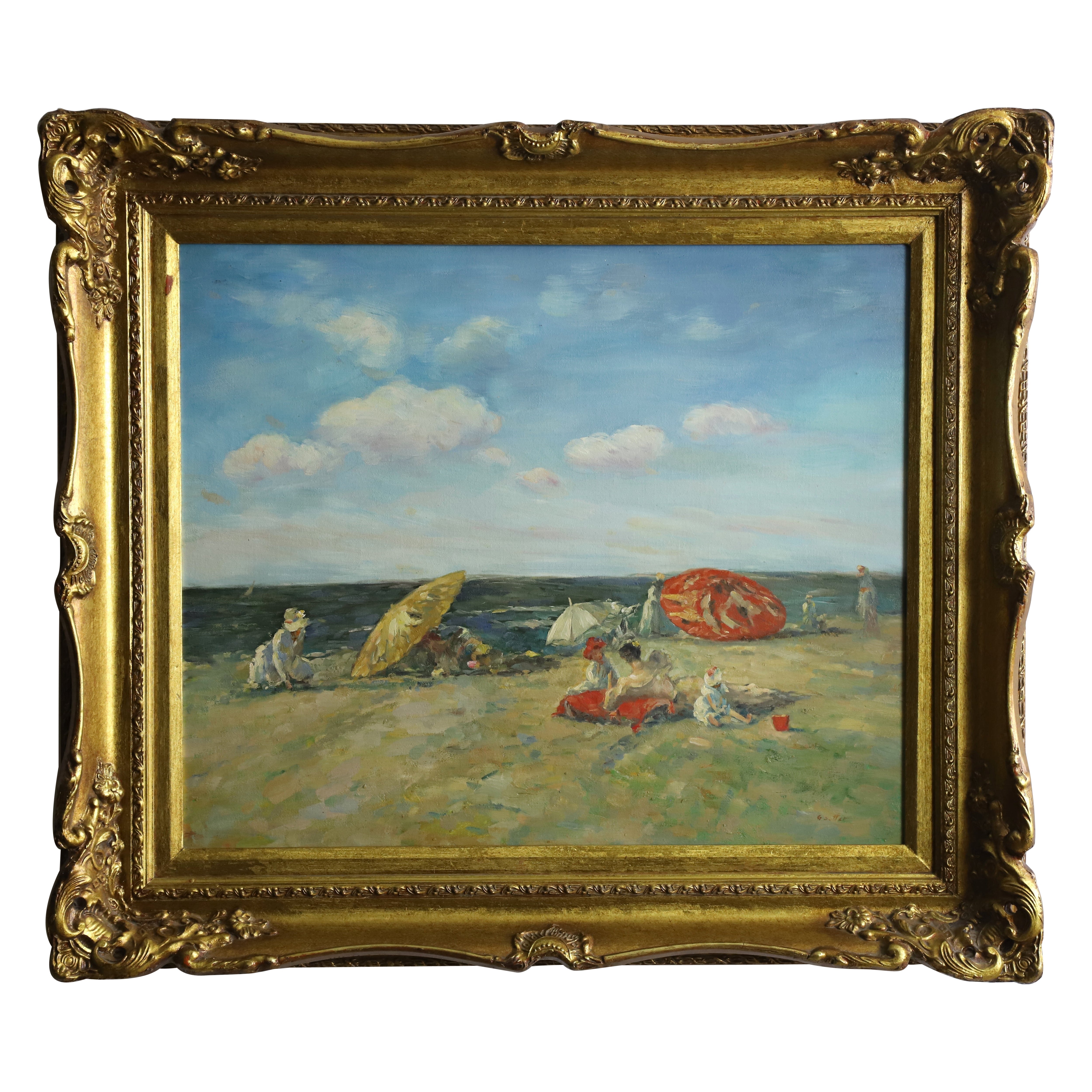 George William Sotter "A la orilla del mar" ca. 1906