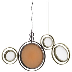 Girasole Vertical Pendant Lamp by Euroluce Lampadari