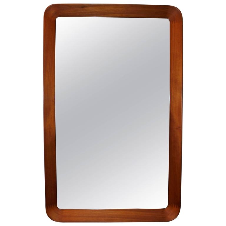 Large 1960s Danish Teak Mirror At 1stdibs Large 1960s Danish Teak Mirror For