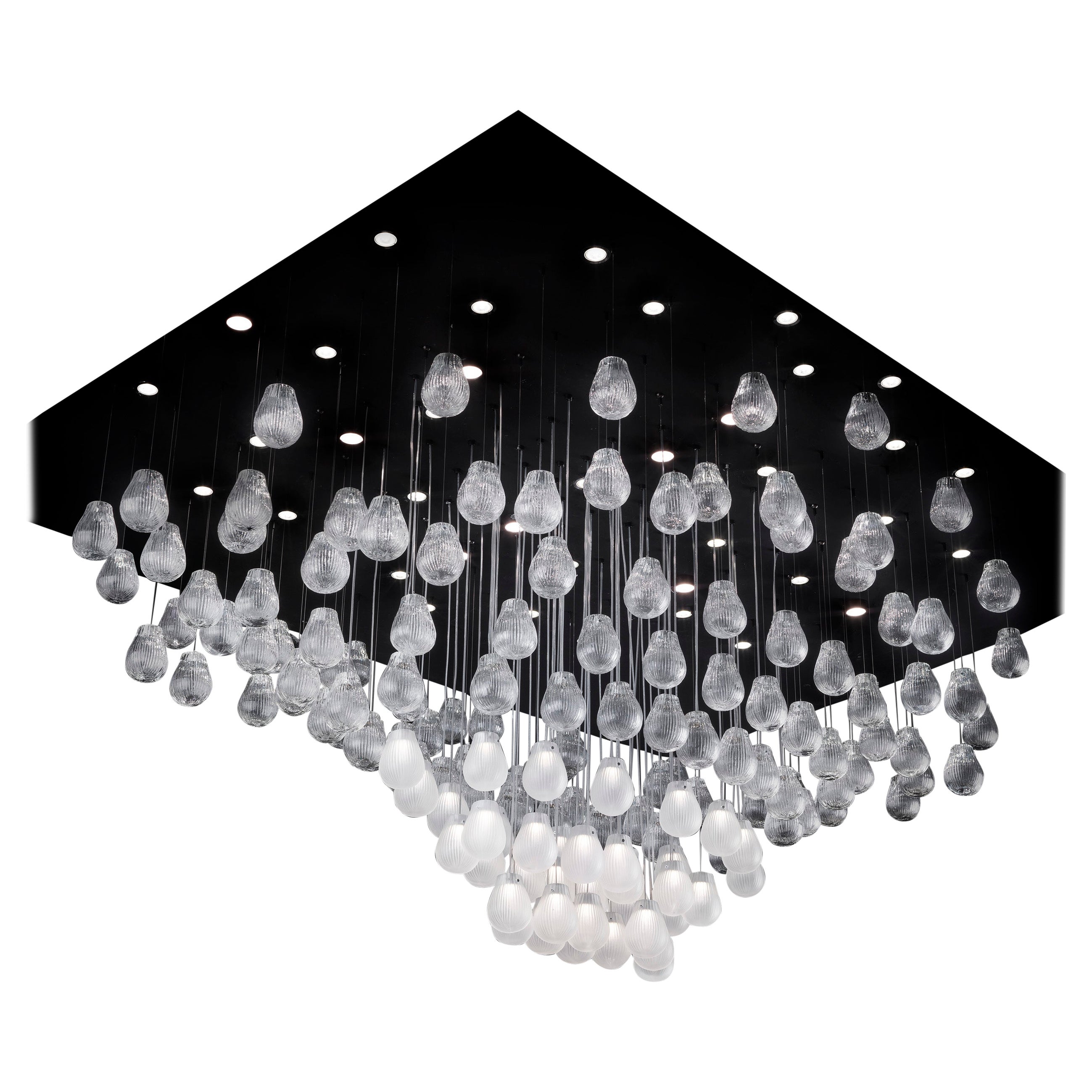 Lampada a sospensione Gocce Ellipse di Euroluce Lampadari