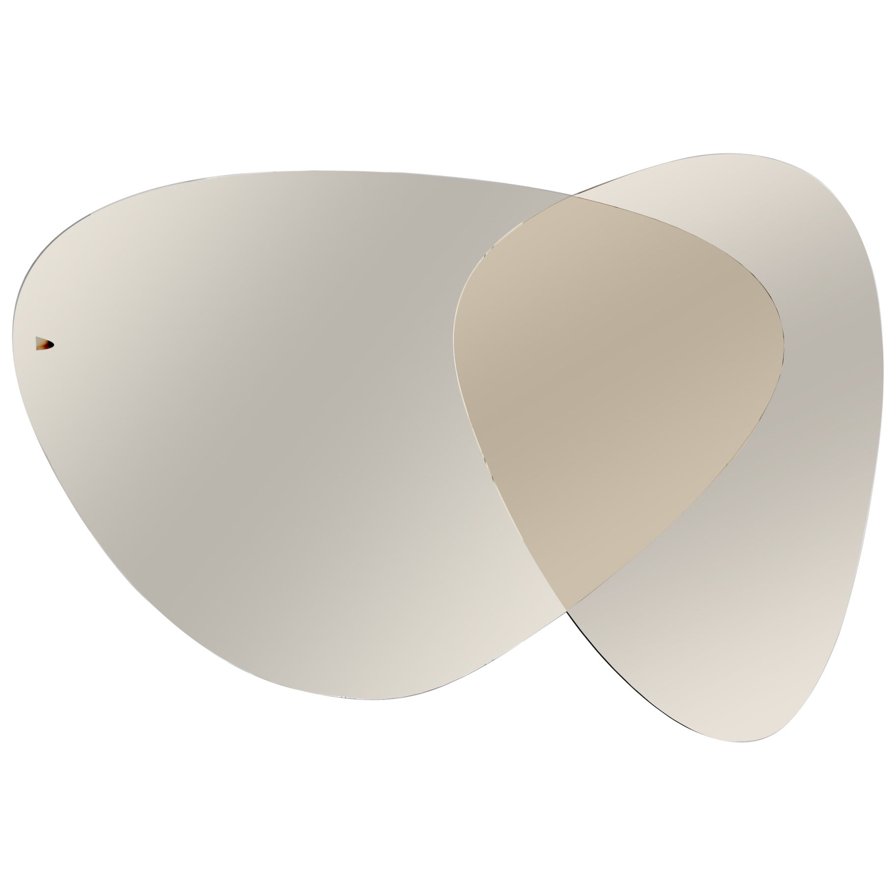 Specchio organico Multiply Golden