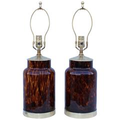 1960s Murano Glass Table Lamps 