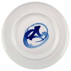 11 Plates, Bing 
Grondahl B&G, Blue Henning Koppel Plates