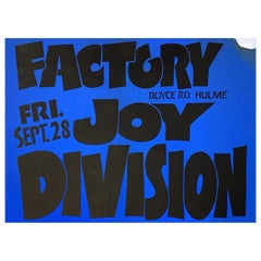 1979 Joy Division - Póster Vintage Original de Fábrica