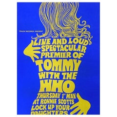 1969 The Who - Premier of Tommy - Ronnie Scotts Original Vintage Poster