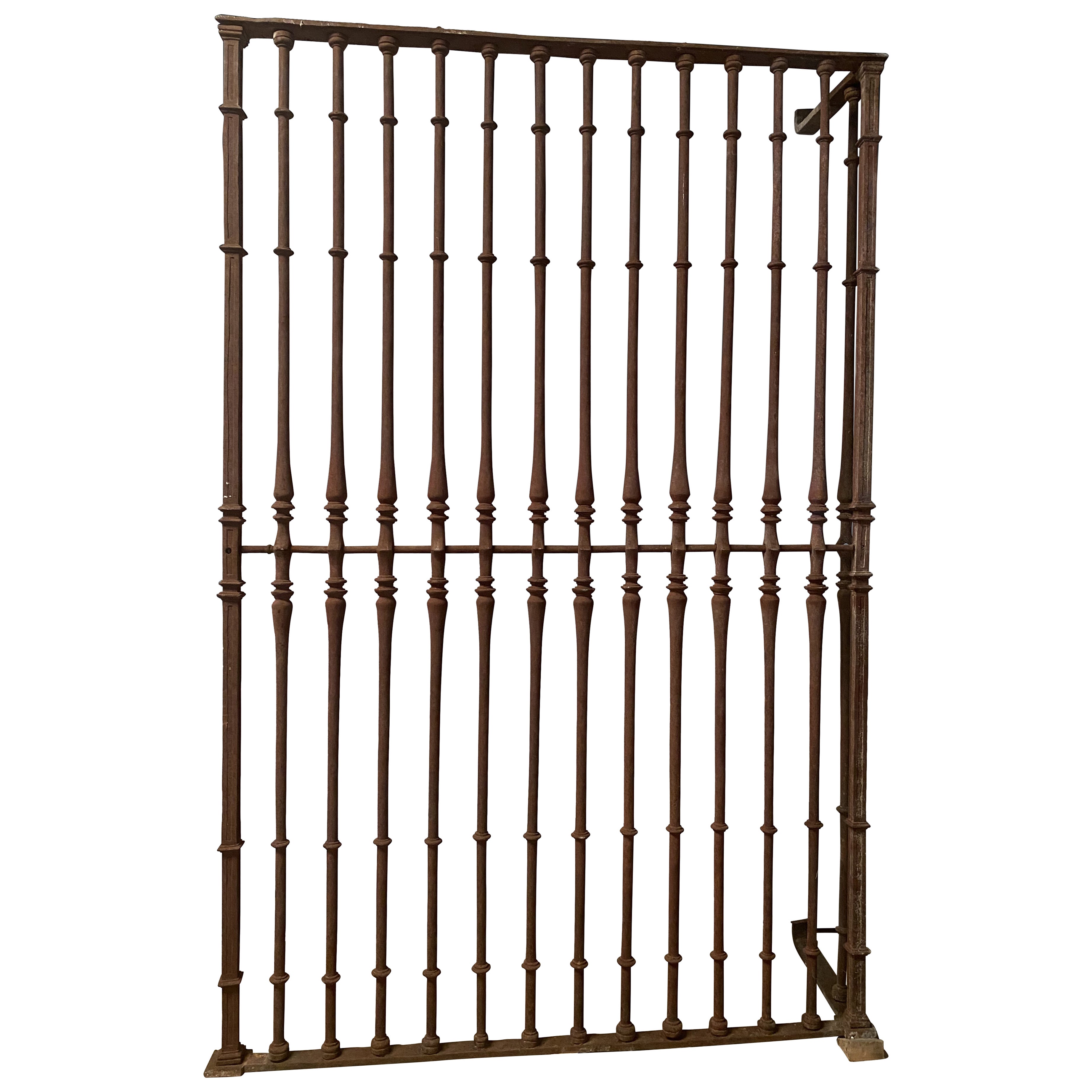 Wrought iron grille. Spain, 17th century.