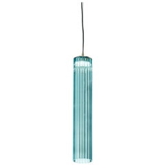Lampada a sospensione Itala S1 Big Aquamarine di Euroluce Lampadari