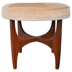 Round G Plan Astro Ottoman in Afromosia #4