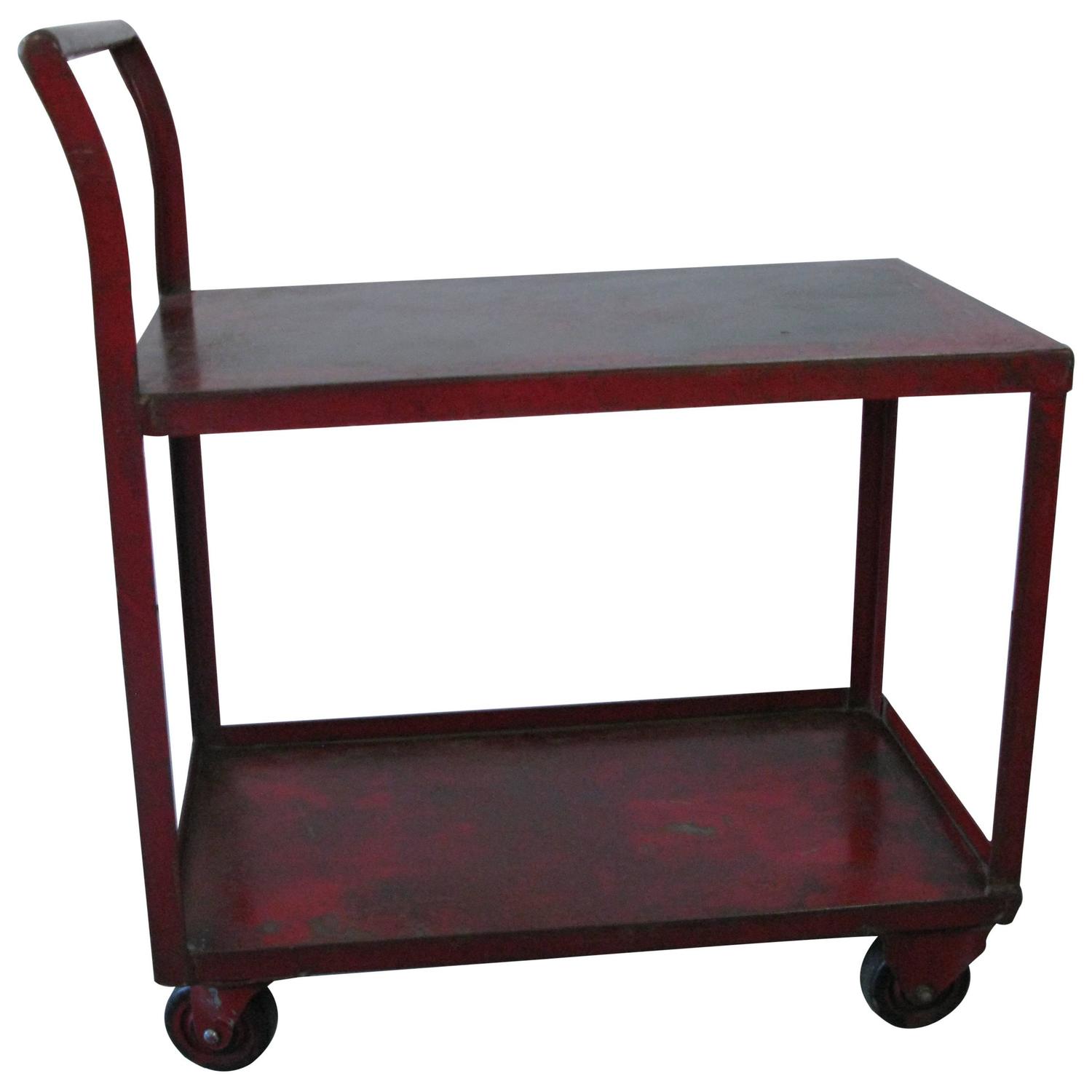 1940s Industrial Rolling Cart at 1stdibs