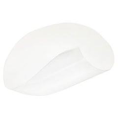 Serge Mouille Mid-Century Modern White Conche Wall Lamp