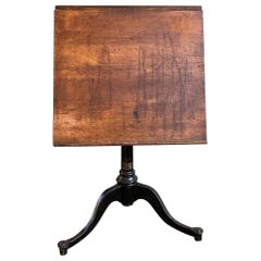 Antigua Mesa de Dibujo Keuffel & Esser con Base de Hierro
