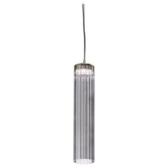Lampada a sospensione Itala S1 Medium Fumè Grey di Euroluce Lampadari