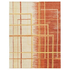 Rug & Kilim è un tappeto francese Art Deco con motivi geometrici vibranti