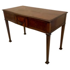 Antique Victorian Quality Carved Figured Mahogany Serving/Console Table