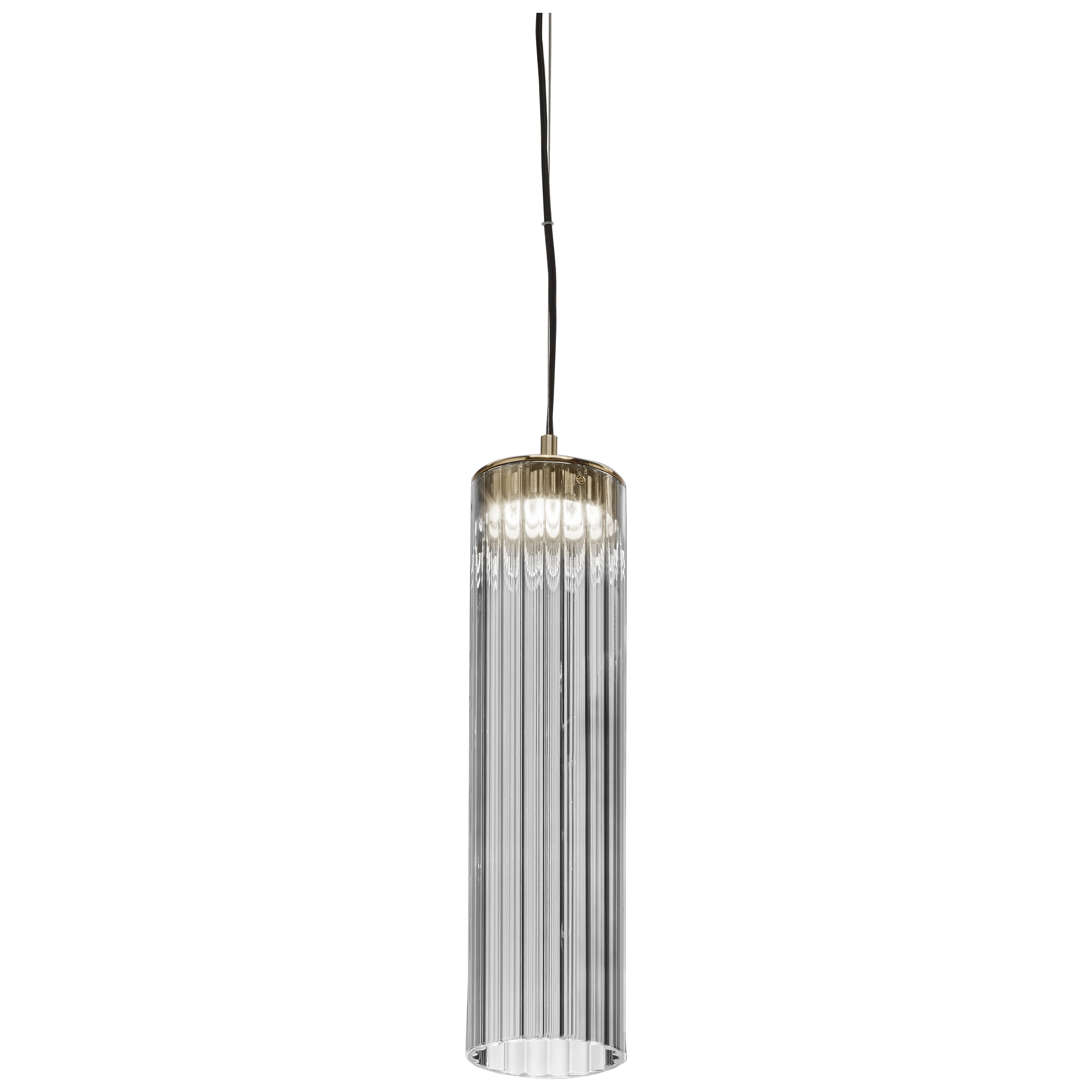 Itala S1 Piccola Lampada a Sospensione Trasparente di Euroluce Lampadari