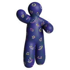 Contemporary Limited Edition Gemischte Medien 25 cm Blue Laugh von Taras Yoom