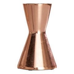 Italienische Designerin, Tischlampe, Kupfer, Italien, 1960er Jahre
