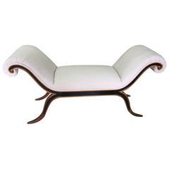 Regency Curule Style Bench