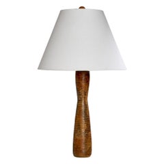 Amerikanische Designerin, Tischlampe, Keramik, USA, 1950er Jahre