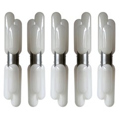 Torpedo-Wandleuchter aus Murano-Glas von Carlo Nason für Mazzega, Italien, 1970er Jahre