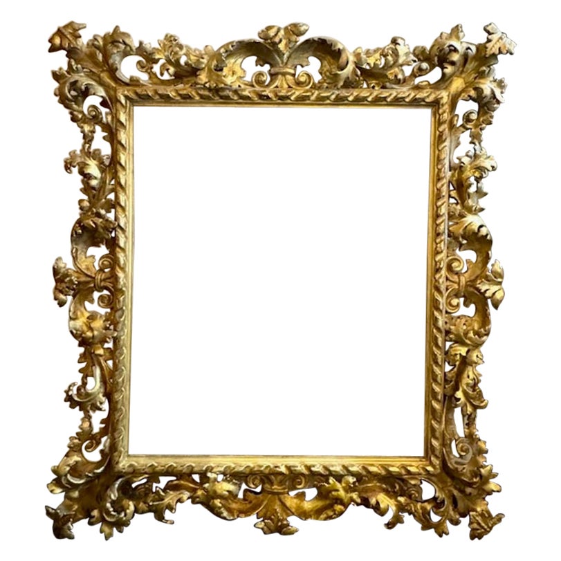 19. Jahrhundert Italienisch Giltwood Florentine Frame